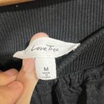 Love Tree Lounge Pants Women's Medium Linen Blend Drawstring Black Photo 5