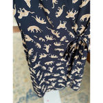 J.Crew  Leopard Print V-Neck Wrap Dress 4 Preppy Classic Streetwear Party Event Photo 4