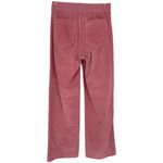Faherty  Women's Stretch Cord Wide Leg Pants Pink Corduroy Size 25 Retro Casual Photo 3