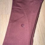 Lululemon Wine Berry Zone In Leggings - Size 6 Photo 2