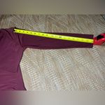 Leith  Women's Maroon Red Ruched Long Sleeve Dress,V Neck,Size S, Great Condition Photo 7