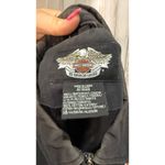 Harley Davidson Harley-Davidson Women's Motorcycle Jacket Black/Orange Size Small Racing Style Photo 4