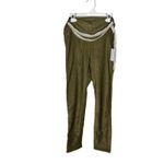 We Wore What  Chain High Rise Ribbed Green Leggings NWT Size M Photo 3