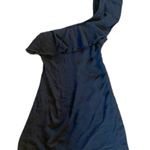 ASTR  the label black mini dress one shoulder Photo 0