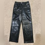 Aritzia Wilfred Melina Cropped Pant Vegan Leather Photo 2
