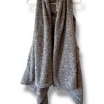 Soft Surroundings  Ardelle Wrap with Pockets Gray Heather Speckle OSFM Cozy NWT! Photo 0