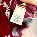 Mudd  floral tie front crop top Photo 4