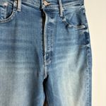 Mother The Tripper Ankle Fray Denim Blue Jeans Riding the Cliffside Size 31 Photo 2