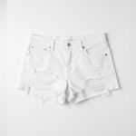American Eagle  Women’s White 90’s Boyfriend Denim Shorts Photo 1