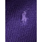 Ralph Lauren VINTAGE Shawl Collar Button Cardigan Sweater Medium Purple #M13-3 Photo 2