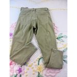 Banana Republic High Rise Skinny Jeans Olive Green Size 28 Premium Denim Photo 4