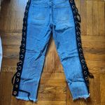 Carmar Denim Jeans with Black Lace Photo 1