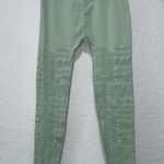 Gymshark  Women's Medium Vision Leggings Sage Green Seamless Wordmark Preowned Photo 5