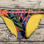 Aerie  Tropical Print Bikini Bottom - Yellow, Pink, Blue, Green Photo 3