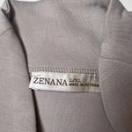 Zenana Outfitters Women's L/XL Ash Mocha Half Zip Pullover Cleanfit Neutralcore Photo 5