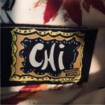 Carlos Falchi for CHI leather snakeskin hobo Purse tassels Brown Photo 3