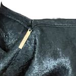 MISA Los Angeles Dress Ele Black Satin Ruffle Sleeveless Dress Women’s Size M Photo 7