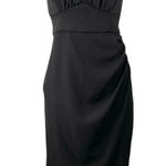 ZARA Women's Black Sleeveless Cami Camisole Front Slit Midi Pencil Wrap Dress XS Photo 0