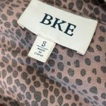 BKE Women's Animal Print Lightweight Jacket Full Zip Size Small Spring Coat Photo 3