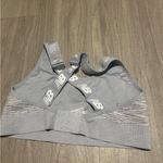 New Balance Light Gray Sports Bra Photo 2