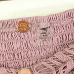 Free People  Lumi Crochet Bandeau Top Lavender‎ Size S Photo 2