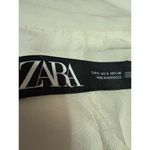 ZARA  Women's White Long Sleeve Peak Lapel Open Blazer Suit Coat Jacket Size S Photo 2