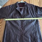 Peruzzi Burgundy Jacket Italian Leather Jacket No Belt . Sz L Purple Size L Photo 4