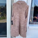 Coffee Shop Teddy Drape Vest Size Small Photo 6