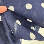 Cupshe Blue & White Polka Dot Surplice Neck Wrap Skirt Maxi Dress Size Medium Photo 10