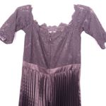 Chi Chi London  lace top midi dress pleated skirt Photo 11