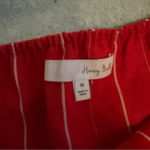 Honey Belle  red stripe strapless crop top and short set size M Photo 7