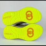 Gucci  Ultrapace Distressed Women Suede Leather 592882 Logo Sneakers EU 35.5 Photo 6