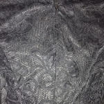 BCX  Size 11 Black Wide Leg Lace Top One Piece Waist Tie Pantsuit. New With Tags Photo 4