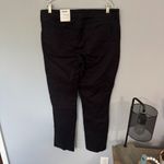 Sonoma NWT  Women's Black Pants Straight Leg Mid Rise Plus Size 16 Cotton Blend Photo 5