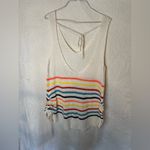 SheIn Crotchet rainbow swim coverup size large Photo 1