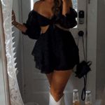 Fortunate One Black Romper  Photo 1