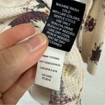 Torrid Cream Floral Thermal Sweater Womens 3X Waffle Knit Fall Boho Snap Up Top Photo 7