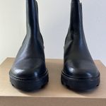 Madewell The Gwenda Platform Ankle Boot in True Black, Size 9 Photo 5