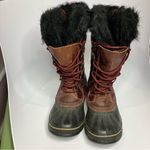 Sorel Joan of Ark Premium red leather boots size 8.5 Photo 4
