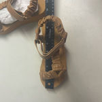 SHOEDAZZLE Taneisa Women’s Rusched Strap Wedge Sandal Size‎ 5.5 Tan Photo 6