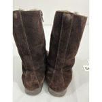 Aerosoles Womans Size 7 Brown Suede Lined Zip Ankle Boots NWOT Photo 4