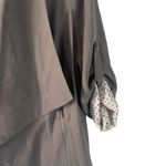 41 Hawthorn Size Small Grey Office Career Drape Front Moto Open Front Blazer Gray Photo 4