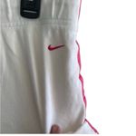 Nike cotton crop sporty cargo pants white and pink Photo 4