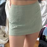 Princess Polly Light Green Selby Skirt Photo 0