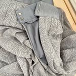 Club Monaco  Silk Pleated Polka Dot Midi Skirt in‎ Gray and White, Size 2 Photo 8