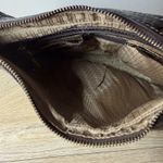 Cole Haan  Bag Vintage Croc-Embossed Brown Hobo Shoulder Purse Gold Hardware Photo 5