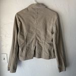 Unionbay Y2k Jacket Medium Tan Corduroy Frayed Edge Stretch Casual Academia Photo 6