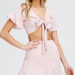 Emory park Blush Pink Two Piece Skirt Set Photo 0