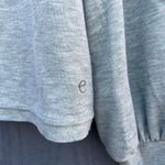 Johnny Was Calme Puff Sleeve Cozy Sweatshirt Sage Green Size Small Photo 3