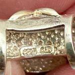 Sterling Silver Vintage 925 CID Clear Solitaire Slider Pendant 3.8g Photo 8